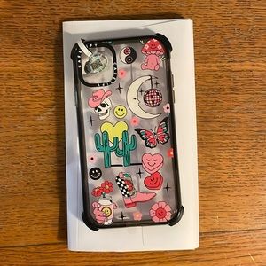 New with tags Casetify iPhone 11 western themed tattoo phone case